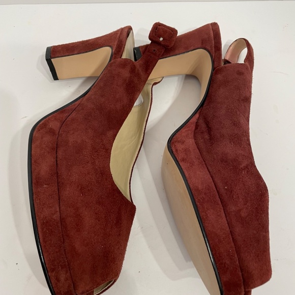 Apostrophe Maude Platform Sandals , 8.5 M Russet Bwn - Picture 2 of 8